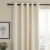 Dunelm Pinsonic Plait Ivory Eyelet Curtains