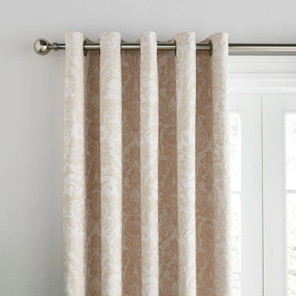 Dorma Winchester Champagne Blackout Eyelet Curtain