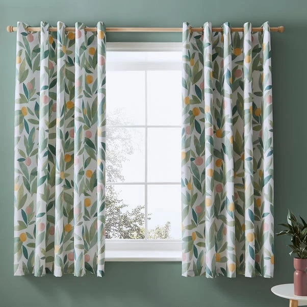 Dunelm Erwin Fruits Eyelet Curtains - Image 2