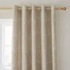 Dunelm Artisanal Natural Eyelet Curtains