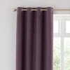 Dunelm Luna Brushed Thistle Blackout Eyelet Curtains