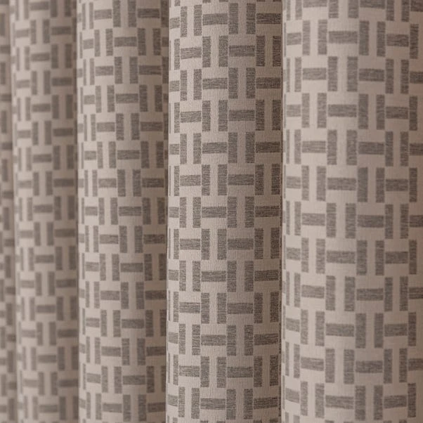 Dunelm Stack Natural Eyelet Curtains - Image 3