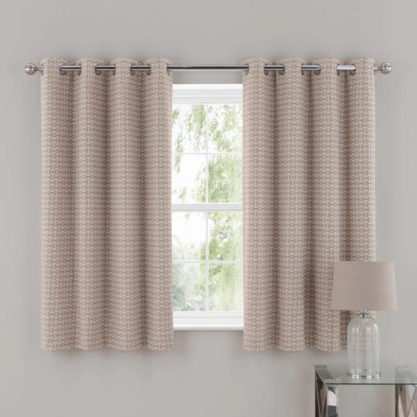 Dunelm Stack Natural Eyelet Curtains - Image 6