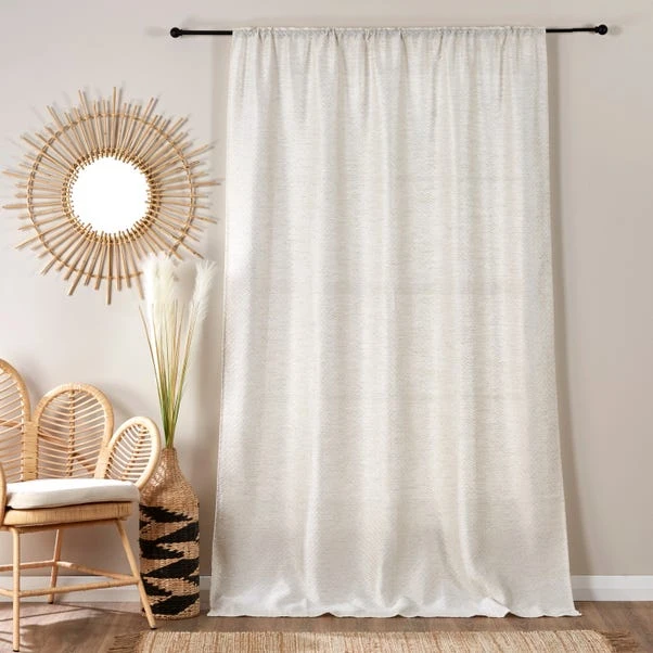 Dunelm Emmie Natural Slot Top Voile - Image 4