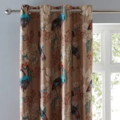 Dunelm Mariba Gold Eyelet Curtains