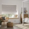 Dunelm Global Daisy Navy Blackout Roman Blind