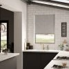 Dunelm Hadley Blackout Grey Roller Blind