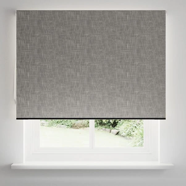 Dunelm Hadley Blackout Grey Roller Blind - Image 3
