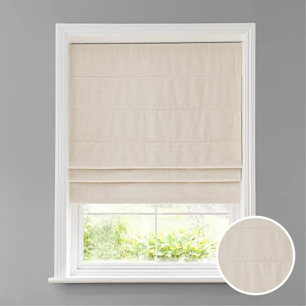 Dunelm Luna Natural Blackout Roman Blind - Image 2