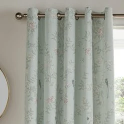 Holly Willoughby Jacinta Sage Eyelet Curtains