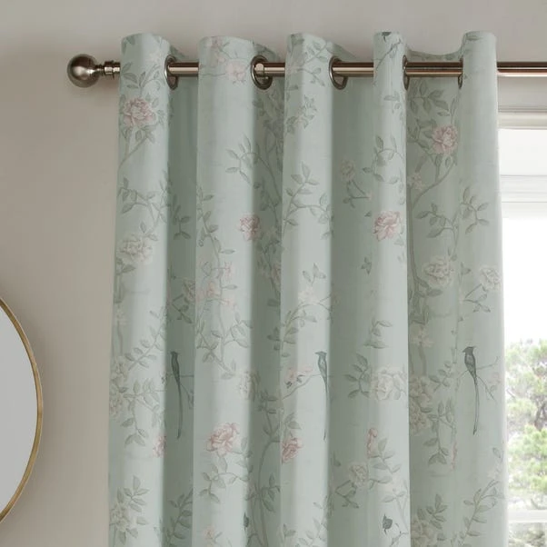 Holly Willoughby Jacinta Sage Eyelet Curtains