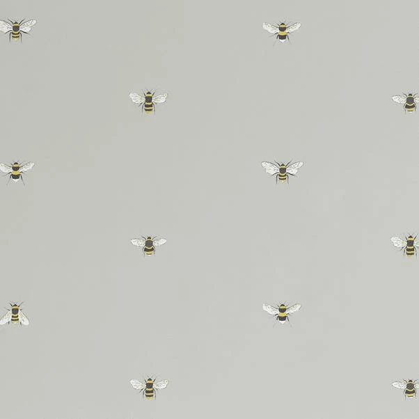 Sophie Allport Bee Grey Roller Blind - Image 3